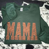 Embroidered Faux Tooled Leather Western Vibes MAMA Sweatshirt  Hoodie Mother's Day Gift for MAMA AUNTIE GRANDMA