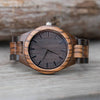 Personalized Men's Engraved Wooden Watch Valentine's Day Anniversary Gifts for Him