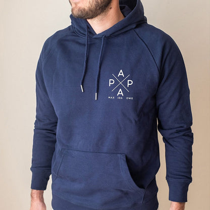 Personalized PAPA Hoodie with Kid's Names Father's Day Gift New Dad Gift