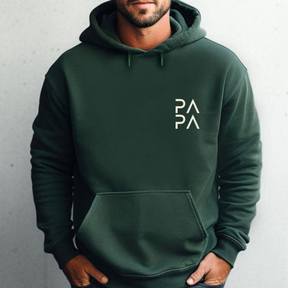 Personalized PAPA Hoodie with Kid's Names Father's Day Gift New Dad Gift