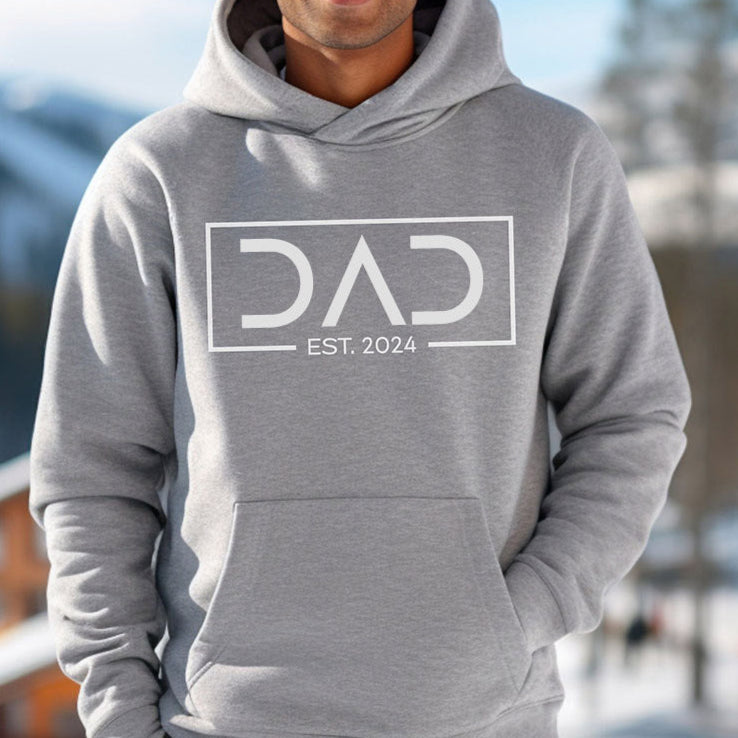 Personalized PAPA EST Hoodie with Kid's Names On Sleeve Father's Day Gift For Him