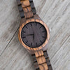 Personalized Men's Engraved Wooden Watch Valentine's Day Anniversary Gifts for Him